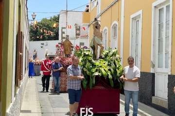 Telde rinde tributo a San Lorenzo en la capital grancanaria/Francisco Javier Santana.